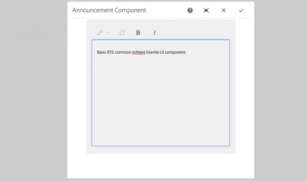 DRY way of using RichText Granite UI Component in AEM for Static ...